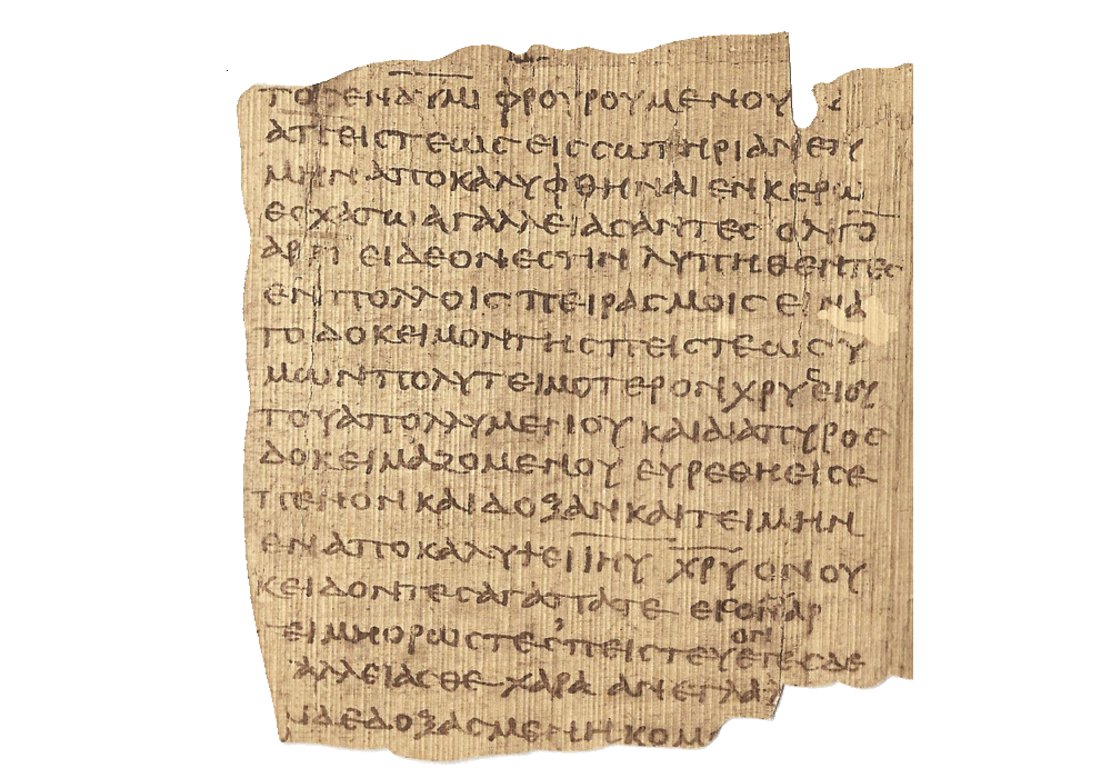 Epistles of Saint Peter (The Bodmer Papyri VIII)- manuscript-facsimile book-Vicent García Editores-2 Page.